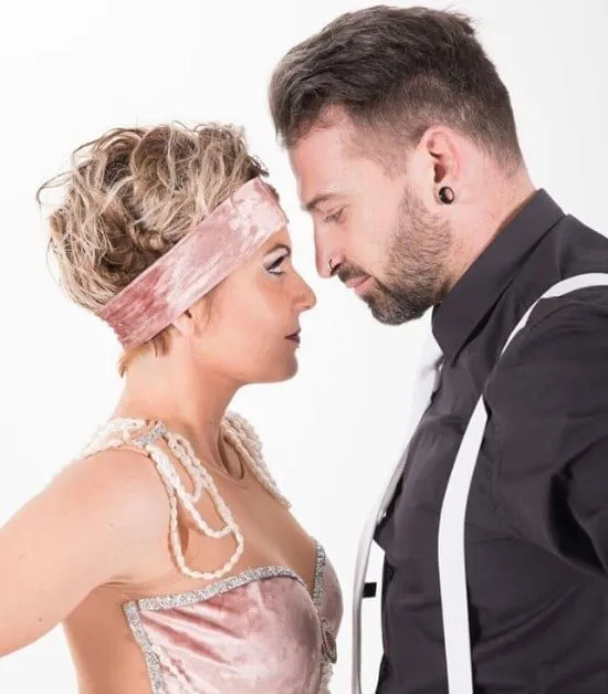 Lorenzo y Cristina bailando