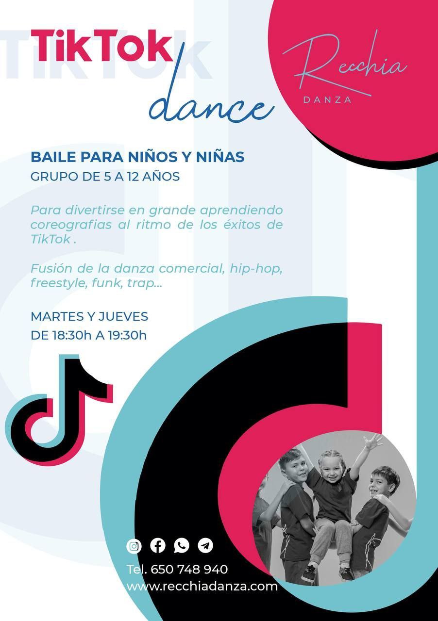 Clases de baile de tik tok paso a paso para niños y niñas en Reus Tarragona