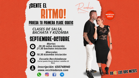 NUEVOS CURSOS SEPTIEMBRE 2026 RECCHIA DANZA REUS